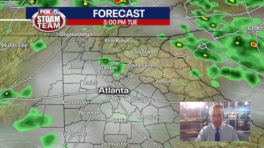 Tuesday Afternoon Forecast