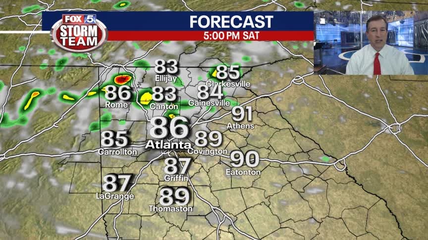 Late Friday Afternoon Weather Update