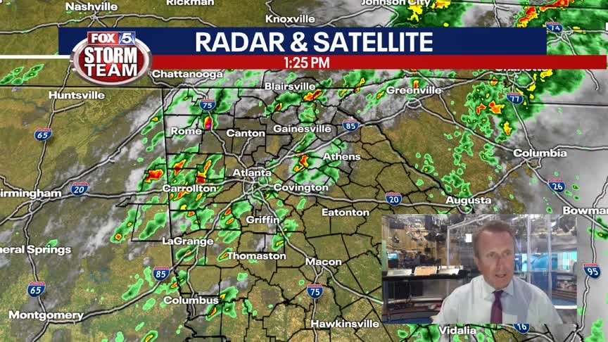 Monday Afternoon Forecast