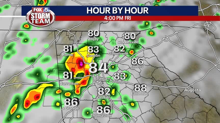 Friday Afternoon Forecast