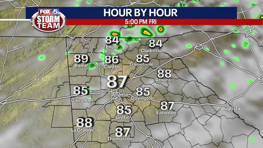 Friday Afternoon Forecast