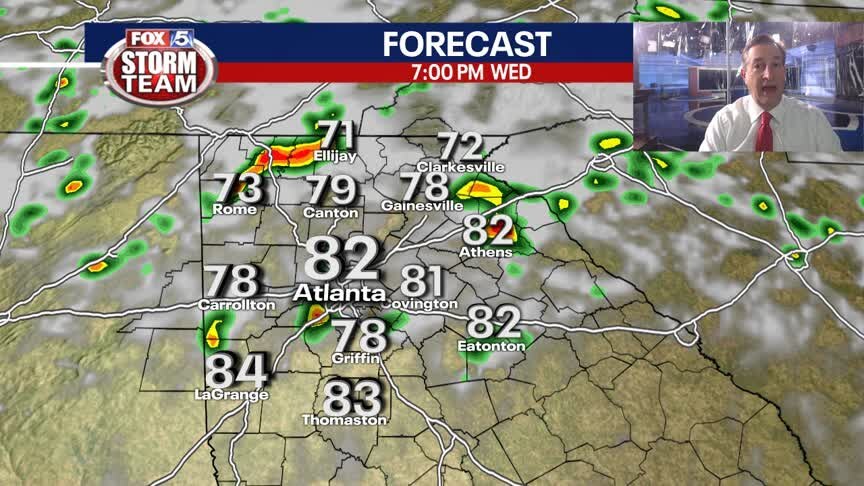 Late Wednesday Afternoon Weather Update