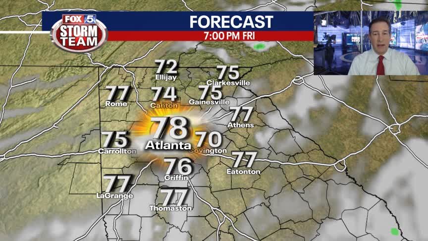 Friday Evening Weather Update