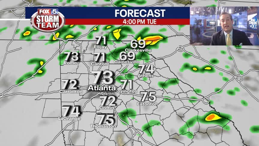 Monday Evening Weather Update