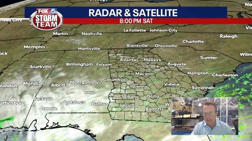 Saturday Night Forecast Update