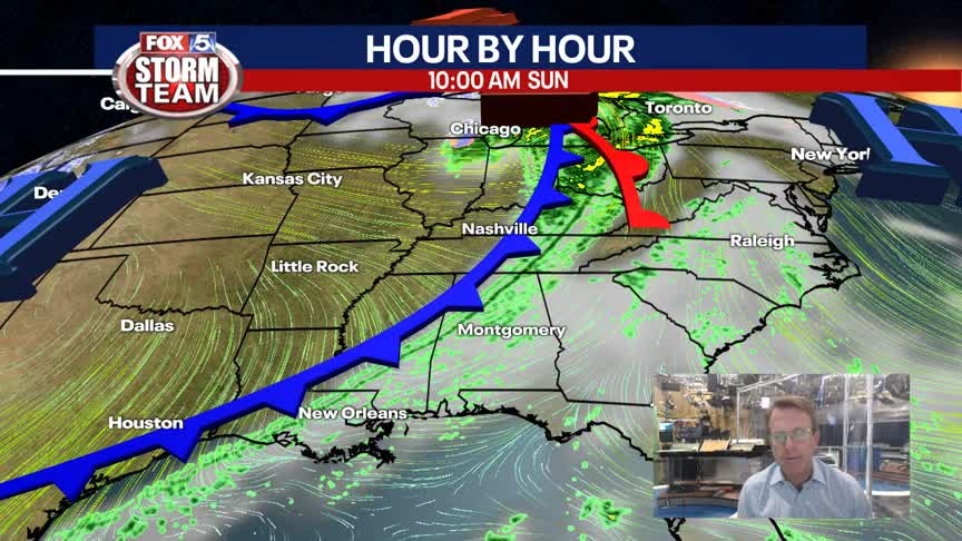 Saturday Night Forecast Update