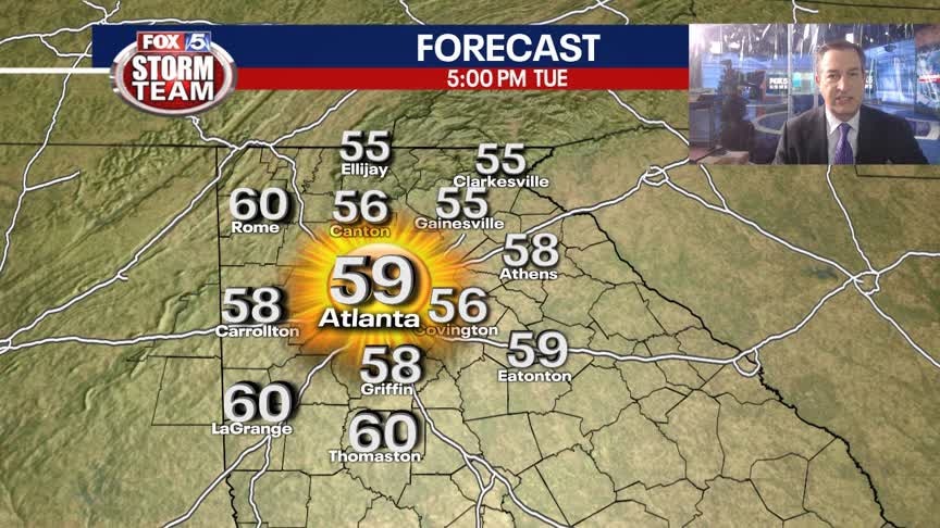 Monday Evening Weather Update