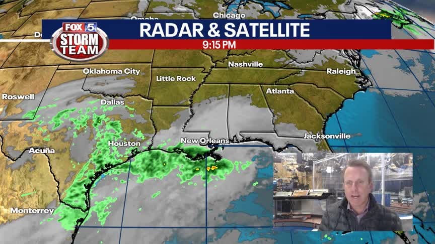 Saturday Night Forecast Update