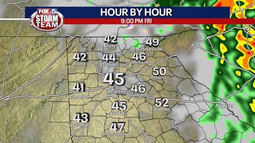 Friday Afternoon Forecast