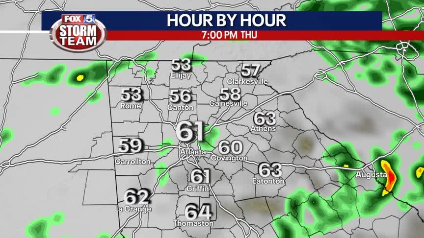 Thursday Afternoon Forecast