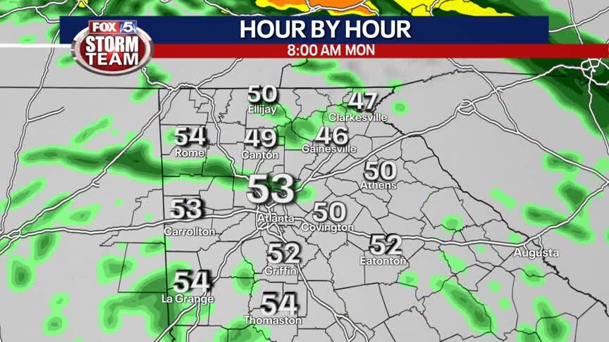 Sunday Night Forecast