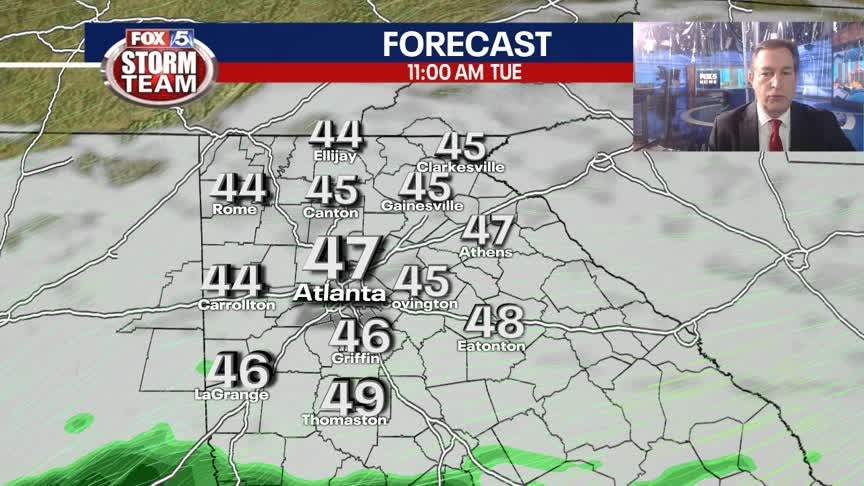 Monday Evening Weather Update