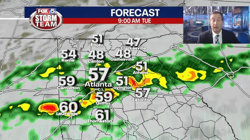 Monday Evening Weather Update