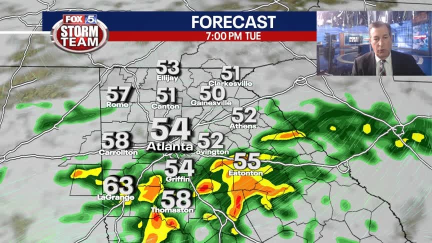 Tuesday Evening Weather Update