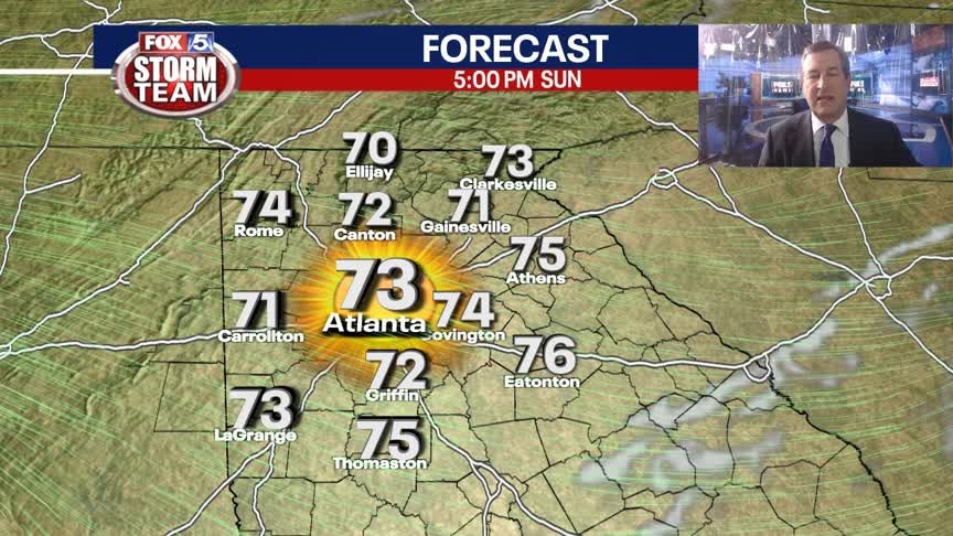 Saturday Evening Forecast Update