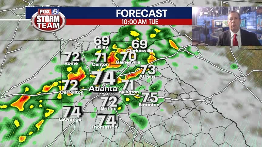 Monday Evening Weather Update