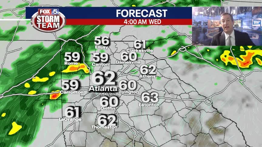 Tuesday Evening Weather Update
