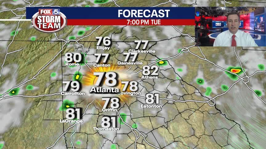 Monday Evening Weather Update