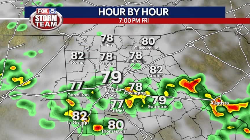 Friday Afternoon Forecast