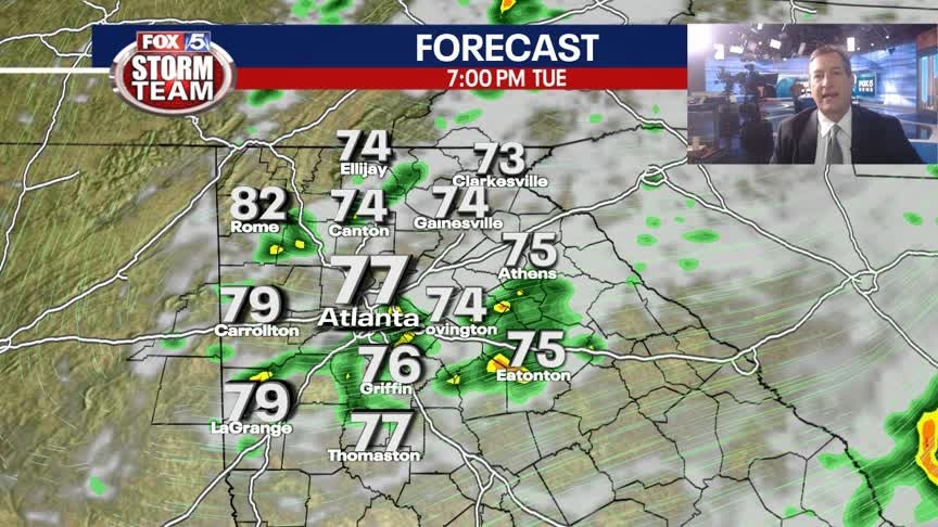 Monday Evening Weather Update