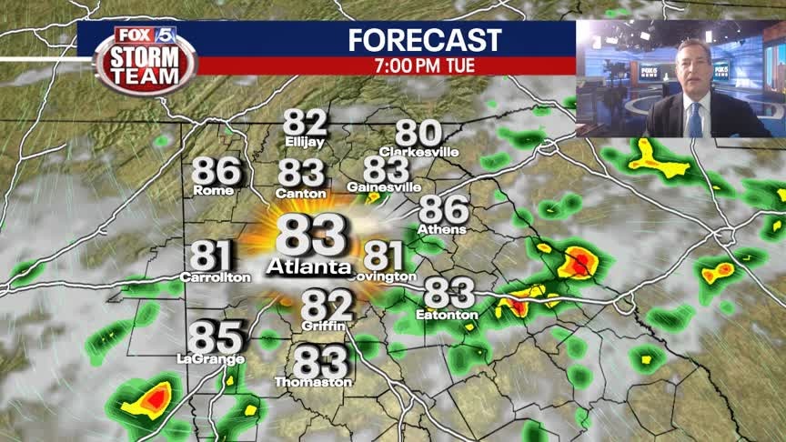 Monday Evening Weather Update