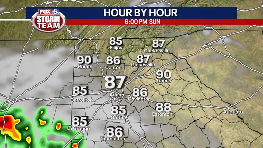 Saturday Forecast