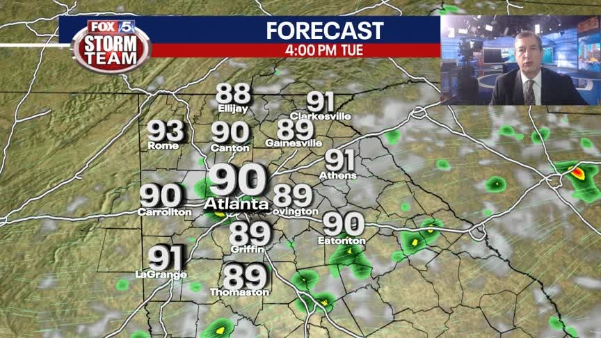 Monday Evening Weather Update