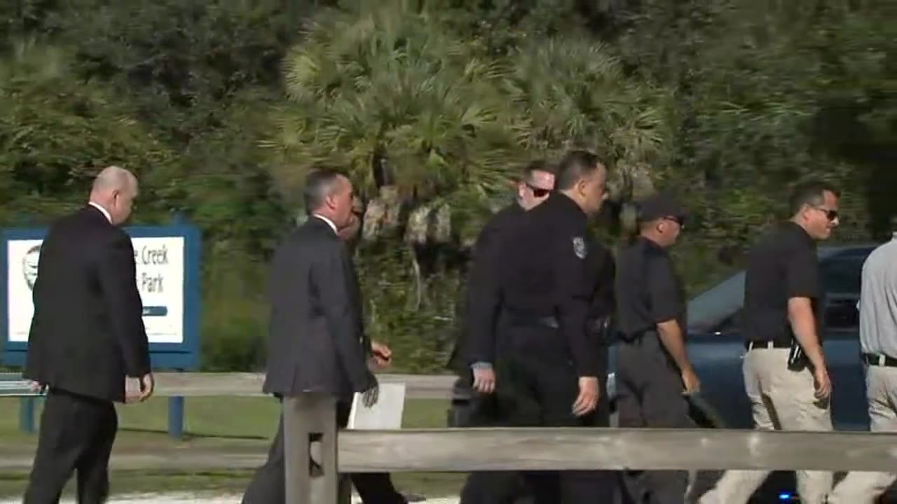 Crowd chants 'Justice for Gabby' after human remains found in search for Brian Laundrie