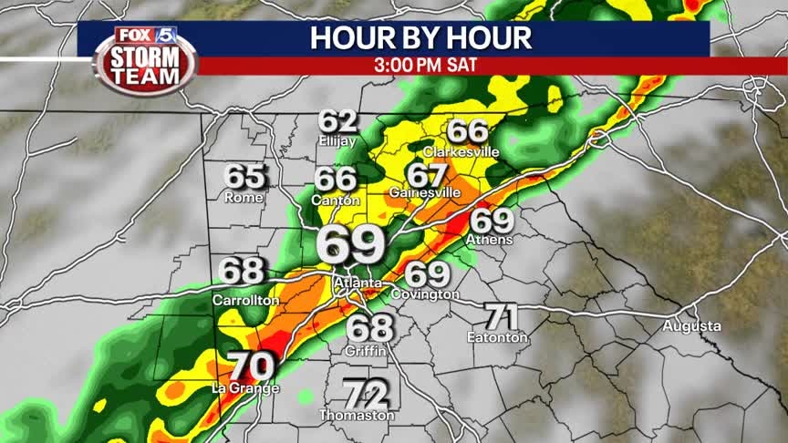 FOX 5 Storm ALERT Day: Saturday Forecast