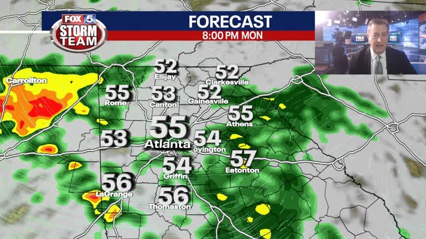 Monday Evening Weather Update