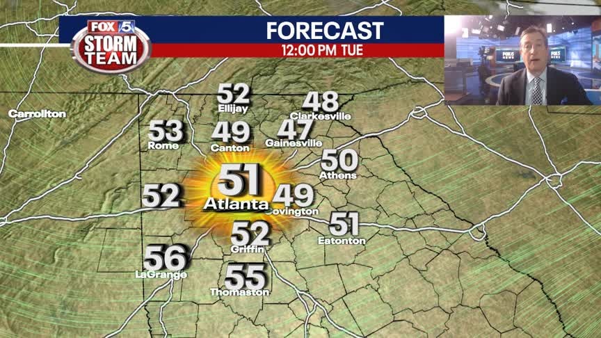 Monday Evening Weather Update