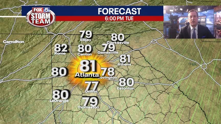 Monday Evening Weather Update