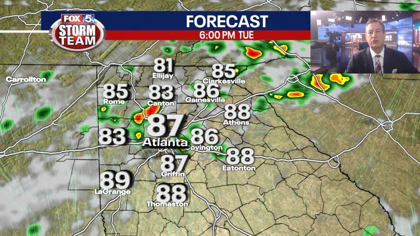 Monday Evening Weather Update