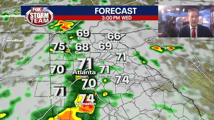Tuesday Evening Weather Update