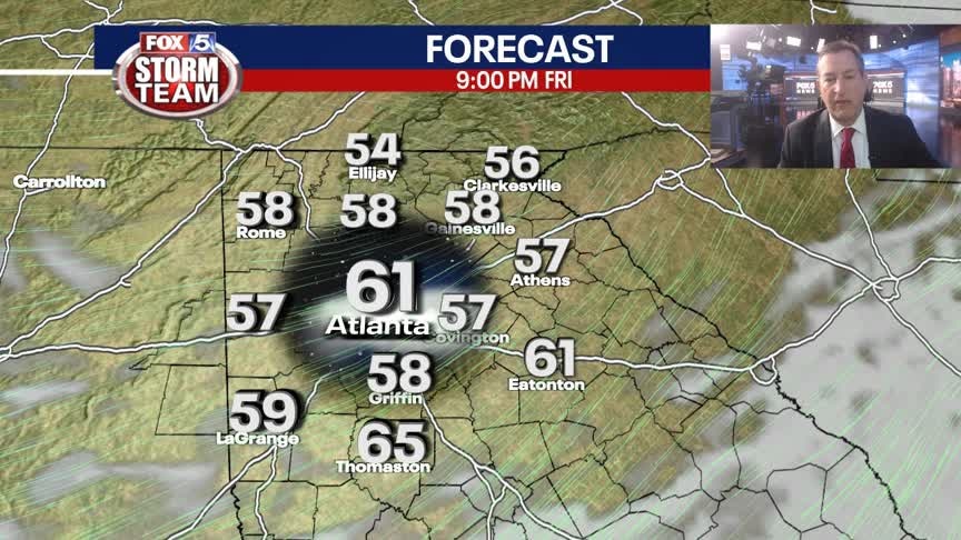 Friday Evening Weather Update