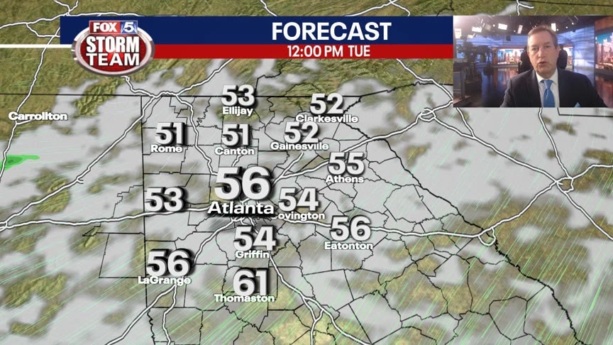 Monday Evening Weather Update