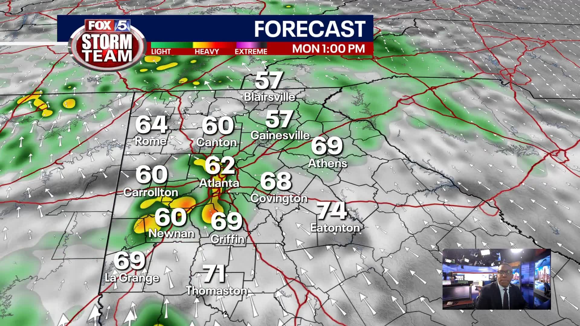 Sunday Evening Forecast