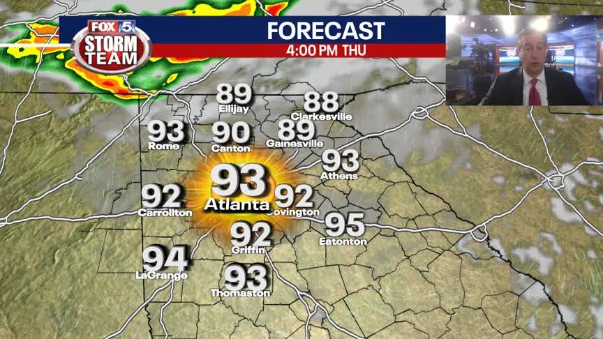 Wednesday evening weather update