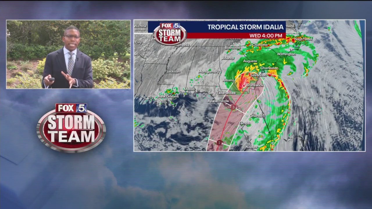 Possible impacts of Idalia on Georgia