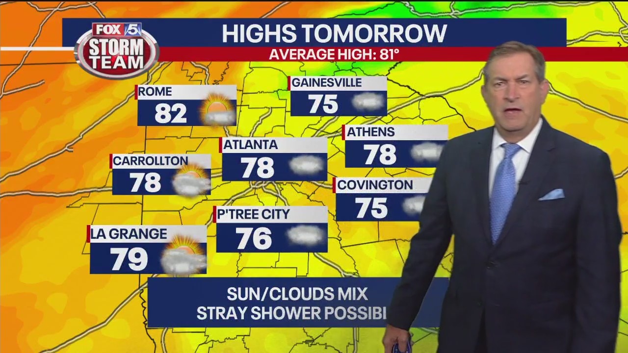 Tuesday night forecast