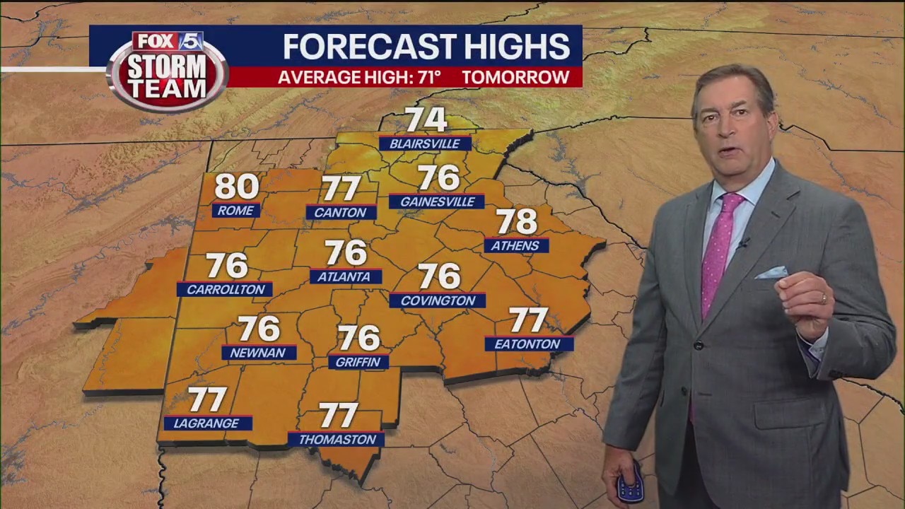 Wednesday evening forecast