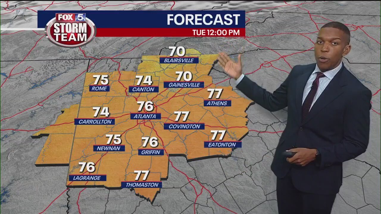 Monday afternoon forecast update