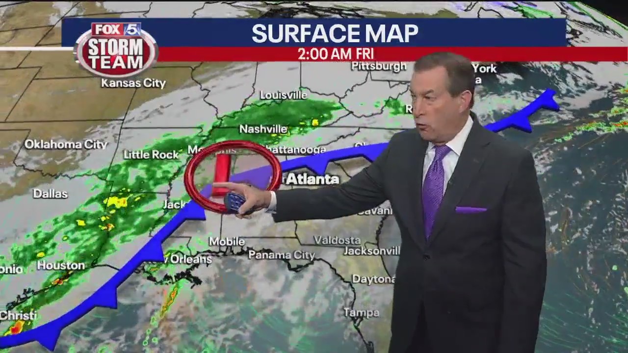 Thursday evening forecast