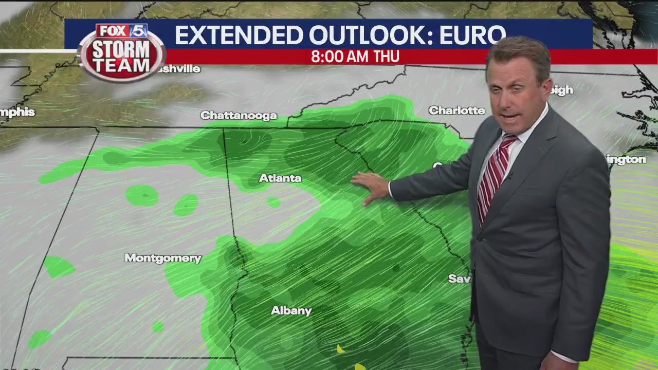 Friday afternoon forecast