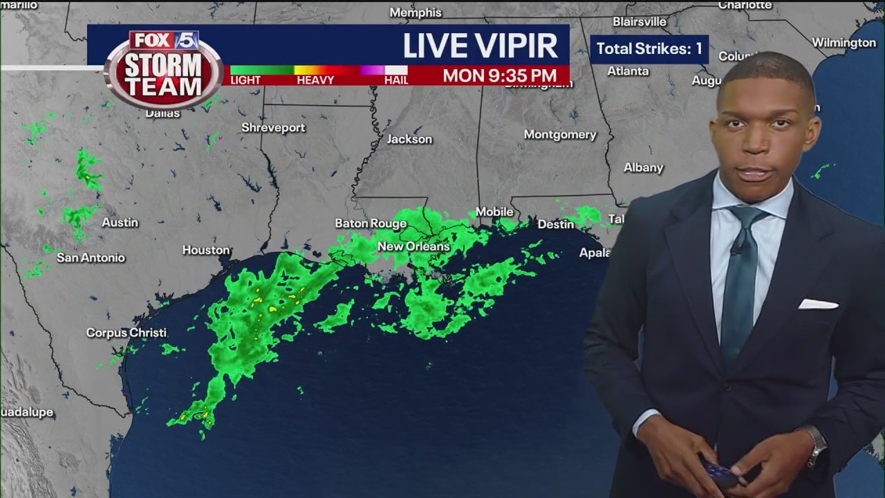 Monday night forecast