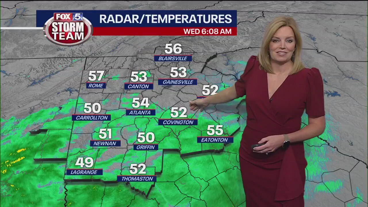 Wednesday morning weather forecast