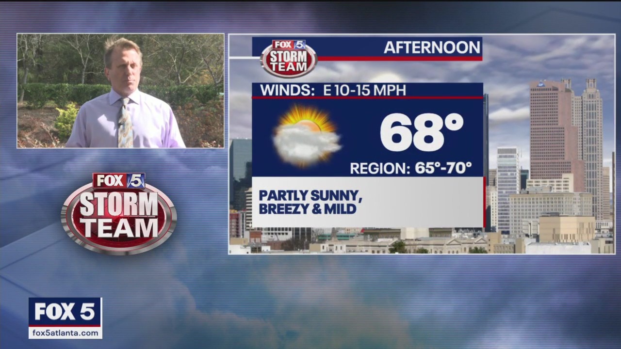Tuesday midday weather forecast