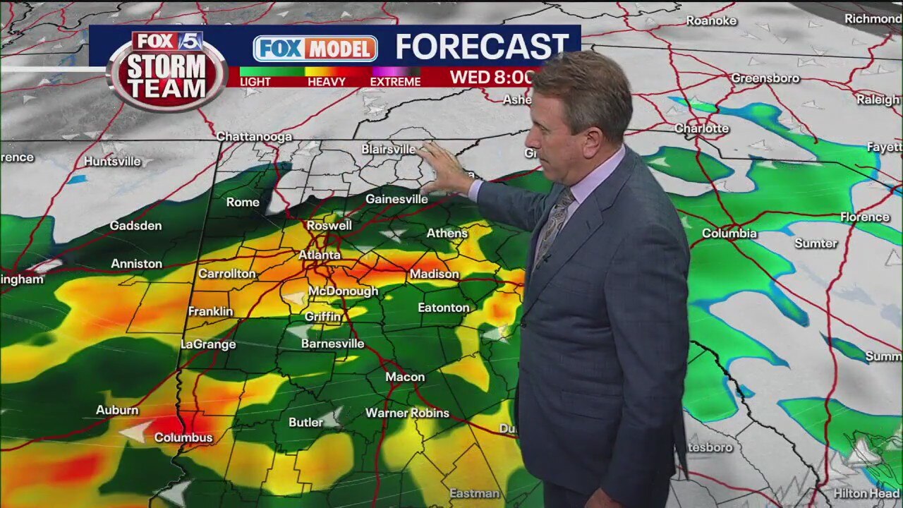 Tuesday afternoon forecast update