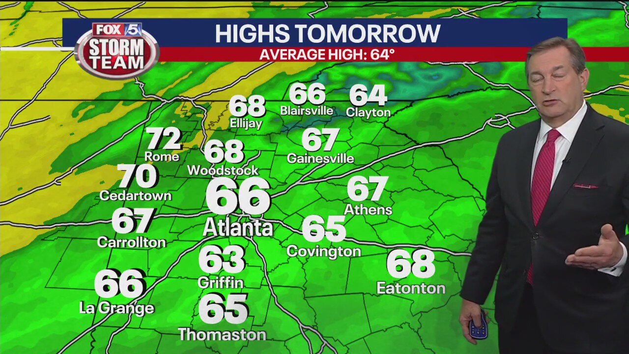 Wednesday evening forecast