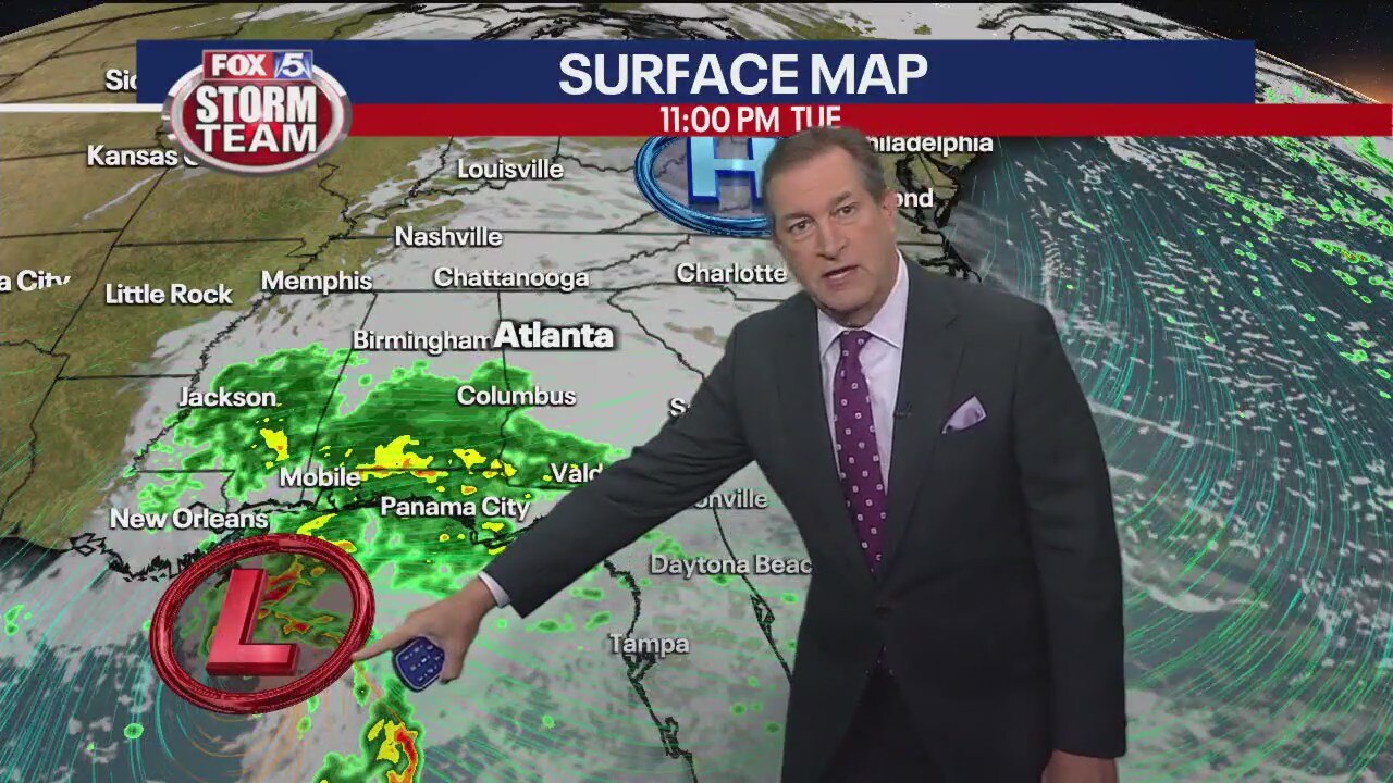 Tuesday evening forecast